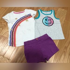 Purple leopard outfit 4T